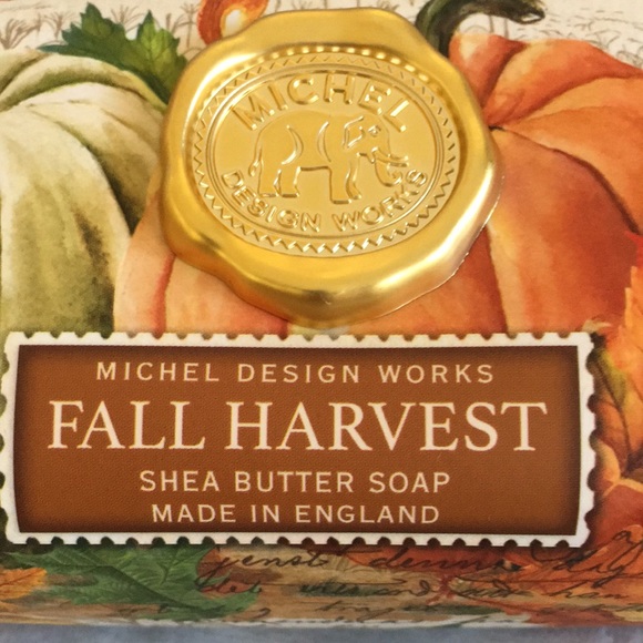 Fall Harvest Scented Shea Butter Designer Hand Soap Made in England NWT 8.7oz - Picture 2 of 14